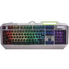 Defender Wired gaming keyboard Stainless steel GK-150DL RU,104 keys, RGB,19 Anti-Ghost